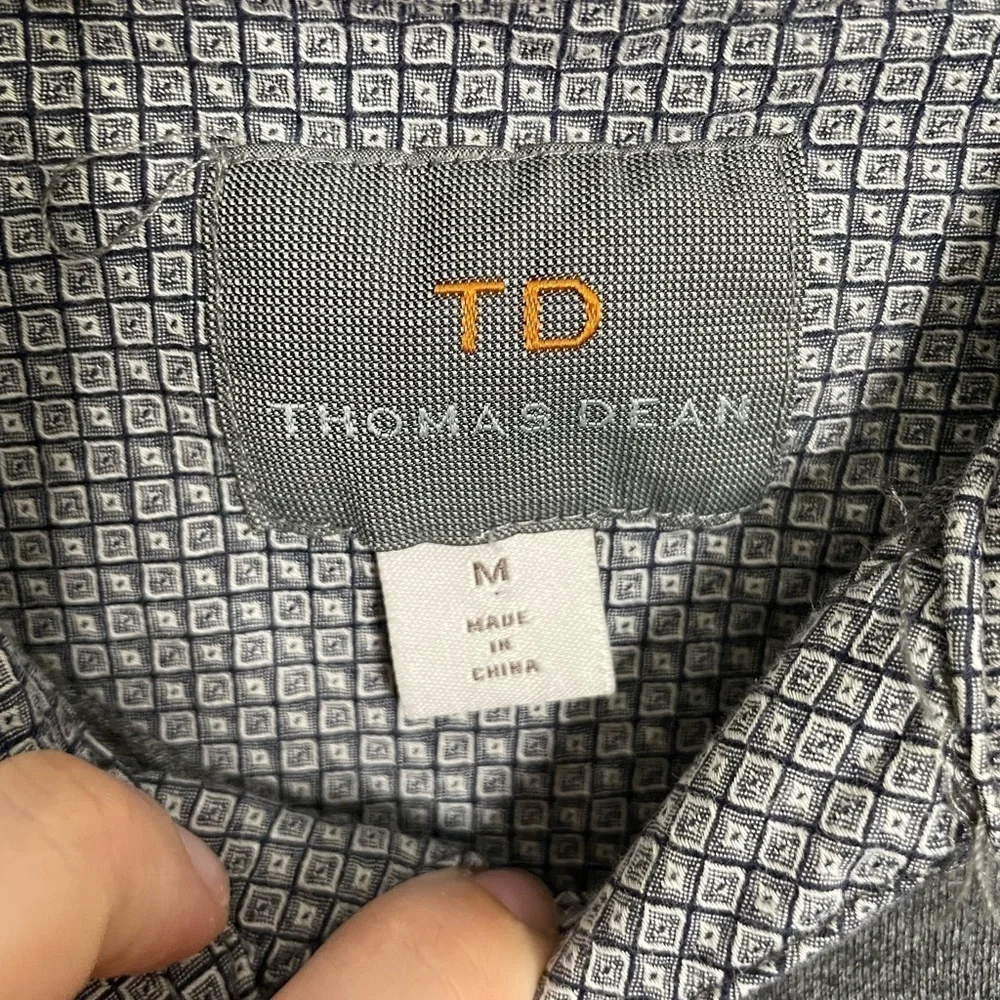 Thomas Dean Gray Men’s Polo Shirt Medium
